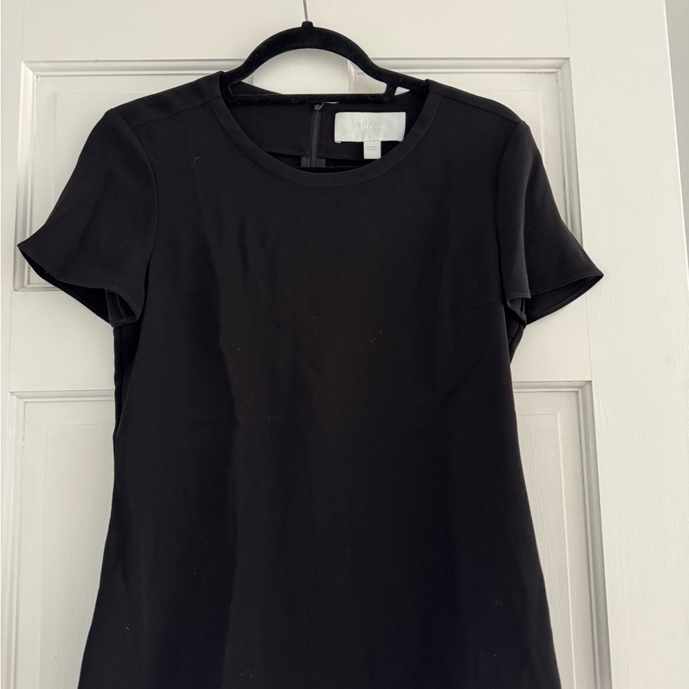 Hugo Boss Silk Black Short Sleeve Women's Tee